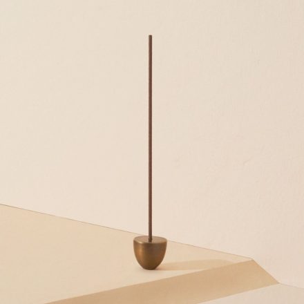 incense holder - brass plinth