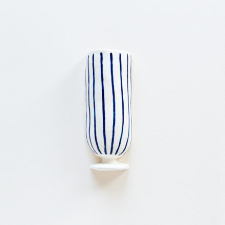 Hiljaiselo - Striped small vase