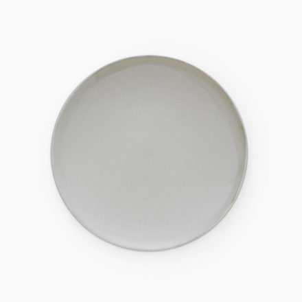 Stoneware Plate Round 26cm - matt medium grey