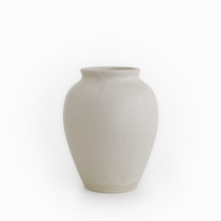 Stoneware Flower Vase h16cm - grey
