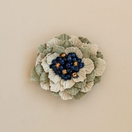 Ceramic flowers - Sininen Salvia