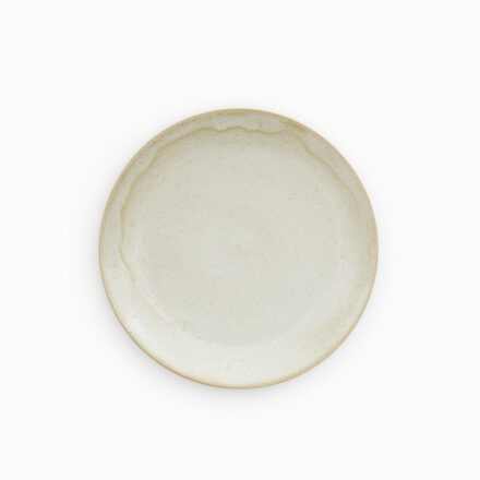 Stoneware Plate 24cm - crystalized beige