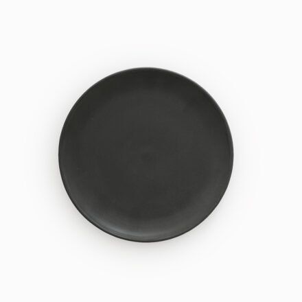 Stoneware Plate -slate grey φ18 x h2